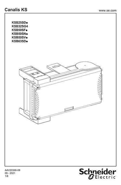 schneider施耐德KSB..S.. - TAP-OFF UNIT FOR FUSES - 说明页